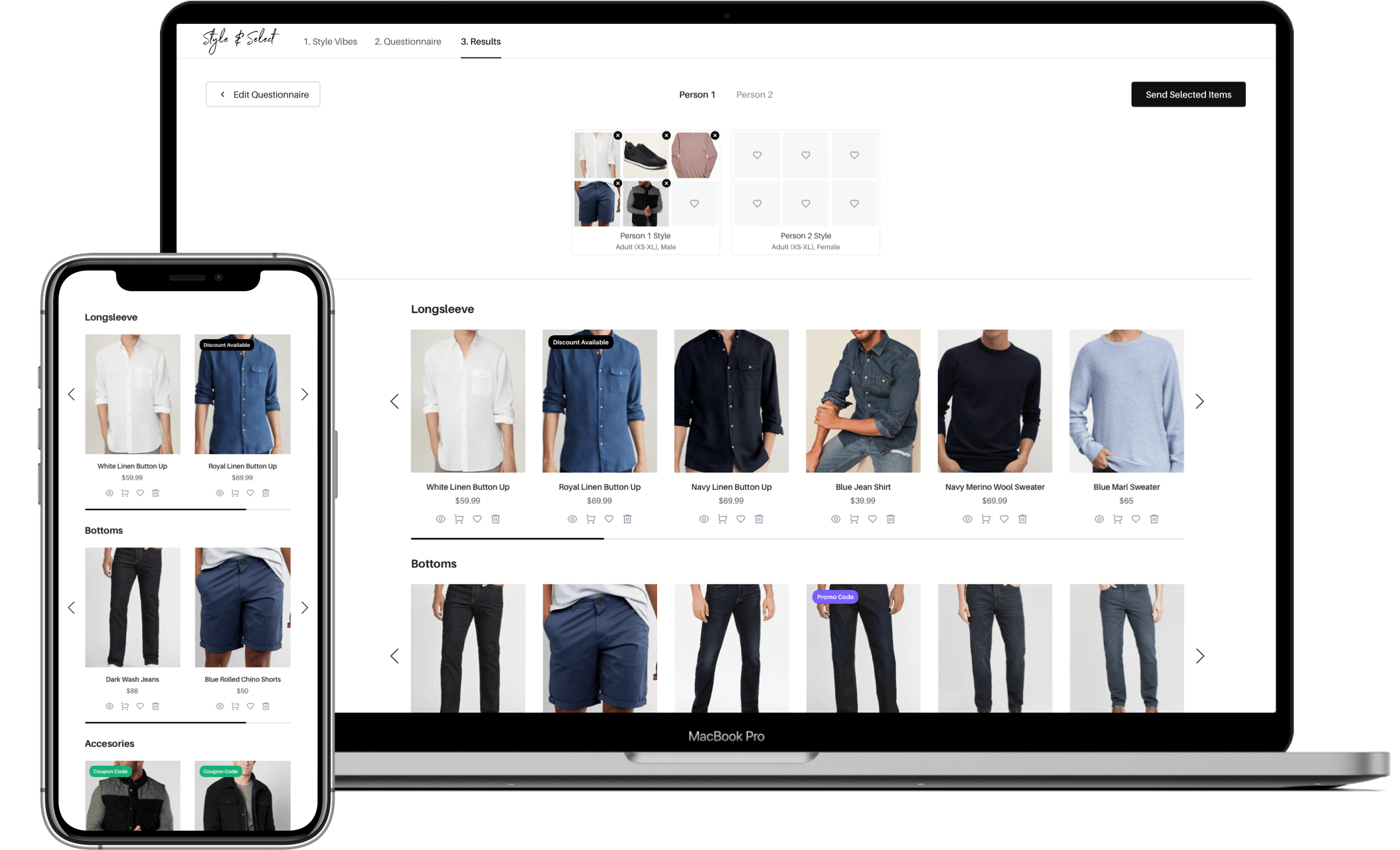 Clothing select service